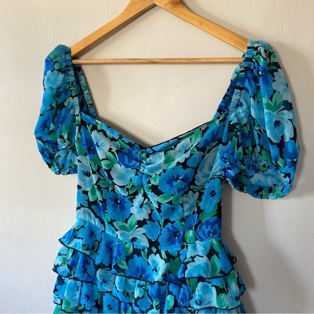 ROTATE Ruffle Puff Sleeve Mini Dress Size 38/US 8 NWT - Picture 5 of 9